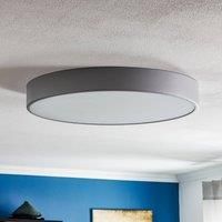 Euluna Cleo 600 ceiling light, sensor, 60 cm grey