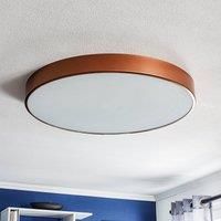 Euluna Cleo 800 ceiling light, sensor, 78 cm copper