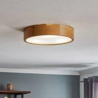 Euluna Cleo DR375 ceiling light sensor IP20 oak 38 cm