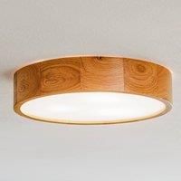 TEMAR LIGHTING Cleo ceiling light, 38 cm, oak
