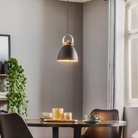 Lamkur Bergen pendant light, one-bulb, graphite