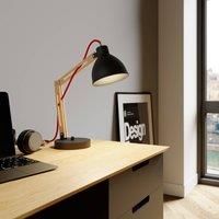 Skansen table lamp, adjustable, black
