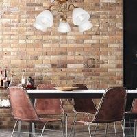 Lamkur Miranda five-bulb ceiling light patinated