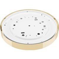 Lamkur Jaris ceiling light, domed glass, 36 cm, gold