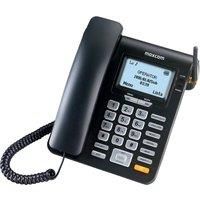 Maxcom Comfort MM28D 2G UK Corded Dual Band Mobile GSM Business Desk Phone - Black/Silver