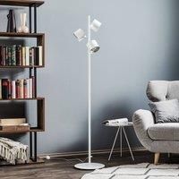 ALDEX Bot floor lamp, white, three-bulb