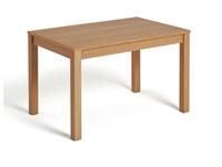 Habitat Clifton Oak Veneer 4 Seater Dining Table - Natural