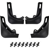 Matte Black Carbon Fiber Pattern Splash Guards Mud Flaps for 2020 2021 2022 2023 Tesla Model Y