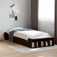 Berkfield Home Bed Frame without Mattress Black 75x190 cm Small Single