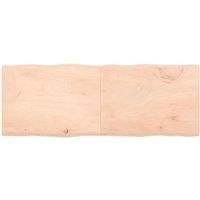 Table Top 160x60x(2-4) cm Untreated Solid Wood Live Edge