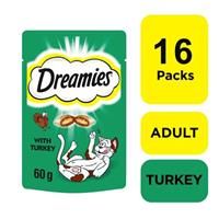 Dreamies Cat Treats 60g - with Turkey
