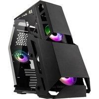 KOLINK Big Chungus Shredded ATX Mid-Tower PC Case - Black, Black