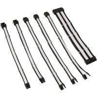 Kolink Core Adept Braided Cable Extension Kit - Black/White