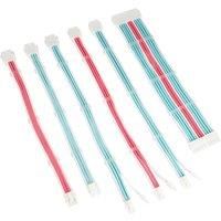 Kolink Core Adept Braided Cable Extension Kit - Brilliant White/Neon Blue/Pure Pink