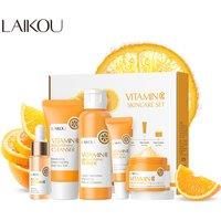 5Pc Mini Skincare Set - Vitamin C, Hyaluronic Acid & Retinol Options!