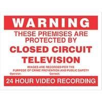 ''CCTV in Operation'' Signs 4 Pack (465FV)