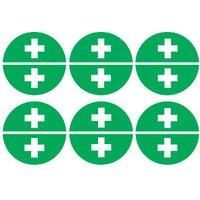 First Aider Hard Hat Labels 230 x 330mm (469FX)