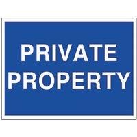 "Private Property" Sign 250 x 350mm (6277T)