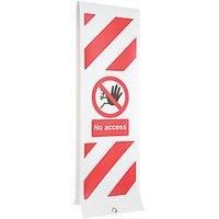 "No Access" Eyelet Sign 1885 x 300mm (8327T)