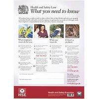 "Health & Safety Law" Poster 600 x 420mm (42936)