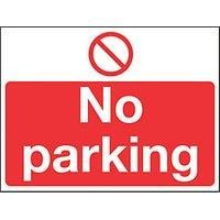 "No Parking" Sign 300 x 400mm (72165)