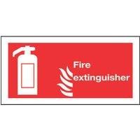 Non Photoluminescent "Fire Extinguisher" Signs 100 x 200mm 50 Pack (73802)