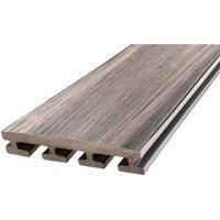 Eva-Last Pacific Pearl Grey Composite Infinity Deck Board - 25.4 x 135 x 2200mm - Pack of 5