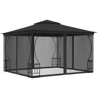 Gazebo with Nets 300x300x265 cm Anthracite