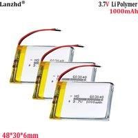 3.7V polymer lithium battery 603048 1000mAh For massager humidifier story machine early education machine reading machine