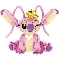 Pink Stitch Inspired Creative Building Block Stem Set - Ages 9+ - Interactive Display Toy - 744 Pieces