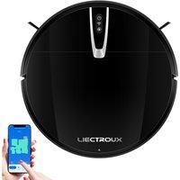 Liectroux V3s Pro Wet Dry Robot Vacuum Cleaner With Voice Assistant 15.00w Bagless 2499pa 4400mah 120min Anti-Fall Auto Charging