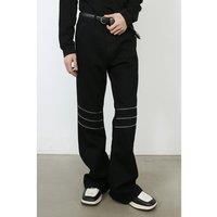 Bootcut Jeans with Pockets- Black