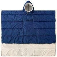 Waterproof Ultra-Light Down Thermal Poncho - Two Colours - Navy
