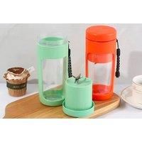 450Ml Double Layer Usb Wireless Portable Juice Cup - 4 Colours! - Orange