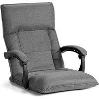 Adjustable Floor Chair Gaming Floor Chair Lazy Sofa W/ Linkage Armrest
