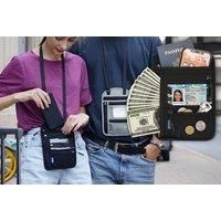 Mobile Phone And Card Holder Bag - 5 Colours - Black