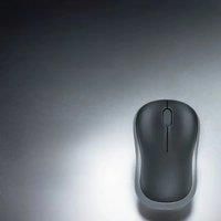 Logitech M186 Wireless Mouse Office Mouse Symmetrical Mouse Black Gray Edge With Wireless 2.4G