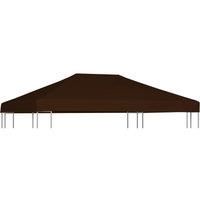 Gazebo Top Cover 310 g/m 3x4 m Brown