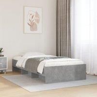 Berkfield Home Bed Frame without Mattress Grey Sonoma 90x200 cm Engineered Wood