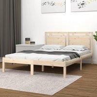 Bed Frame Solid Wood 200x200 cm