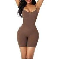 One-Piece Waist Cinching Shapewear With Hip Lift And Seamless Design
