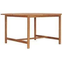 Garden Table 150x150x75 cm Solid Teak Wood