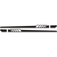 2PCS Car Door Side Skirt Vinyl Stripes Decals - Compatible with Porsche Cayenne 958/955/957 GTS, Panamera 971/970 & Taycan, Wate