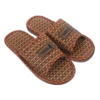 Holibanna Men Slippers Open Toe Rattan Straw Slipper Bamboo Unisex
