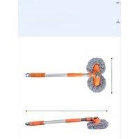 Car Washer Mop Foam Wash Brush Double Brush Head Roof Window Cleaning Maintenance Three-Section