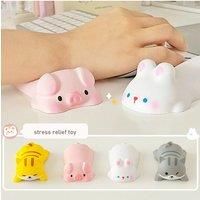 New Cute Wrist Rest Support For Mouse Pad Computer Laptop Arm Rest For Desk Ergonomic Kawaii Slow Rising Squishy Toys
