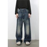 Wide Leg Basic Style Jeans