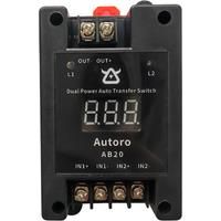 Autoro AB20C AB20D Dual Power Auto Transfer Switch ATS with Automatic Digital Display for Backup Power Systems