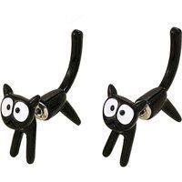 3D Black Kitten Earrings - 1 Or 2 Pairs!