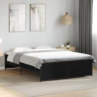 Berkfield Home Bed Frame without Mattress Black 140x190 cm